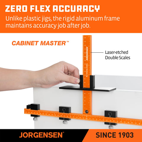 Jorgensen sliding drill guides for smooth, accurate hole spacing