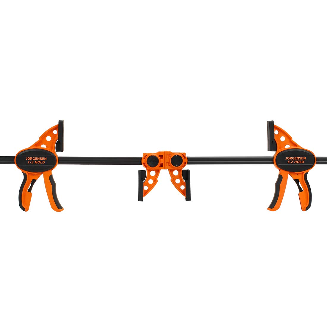 Soft plastic pads protect surfaces while securing delicate pieces with Jorgensen clamps