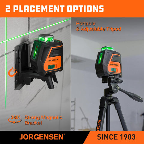 Jorgensen Type-C recharge keeps the tool powered for longer projects.