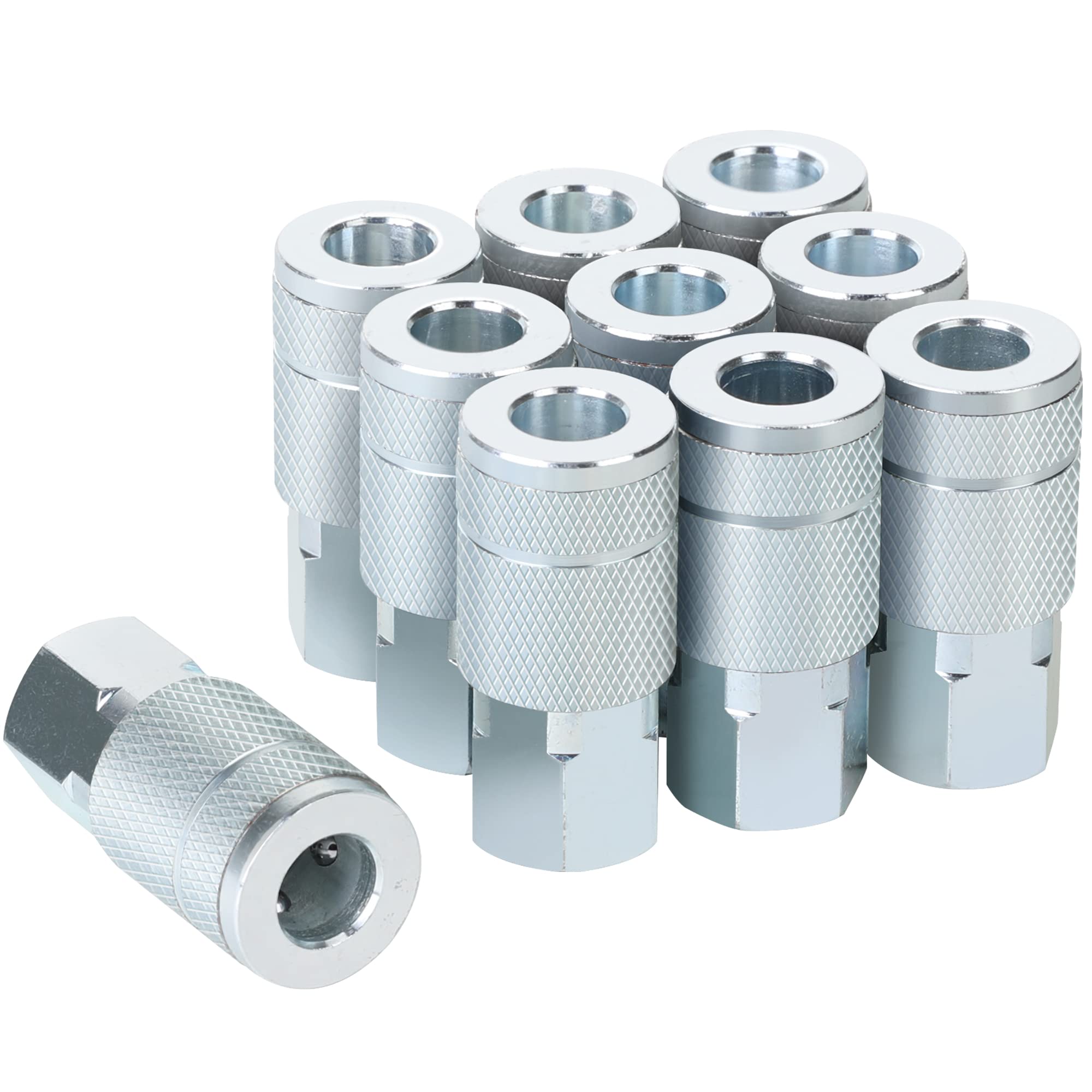 JOROY 1/4 inch air fittings box shown for quick setup and replacement benefits
