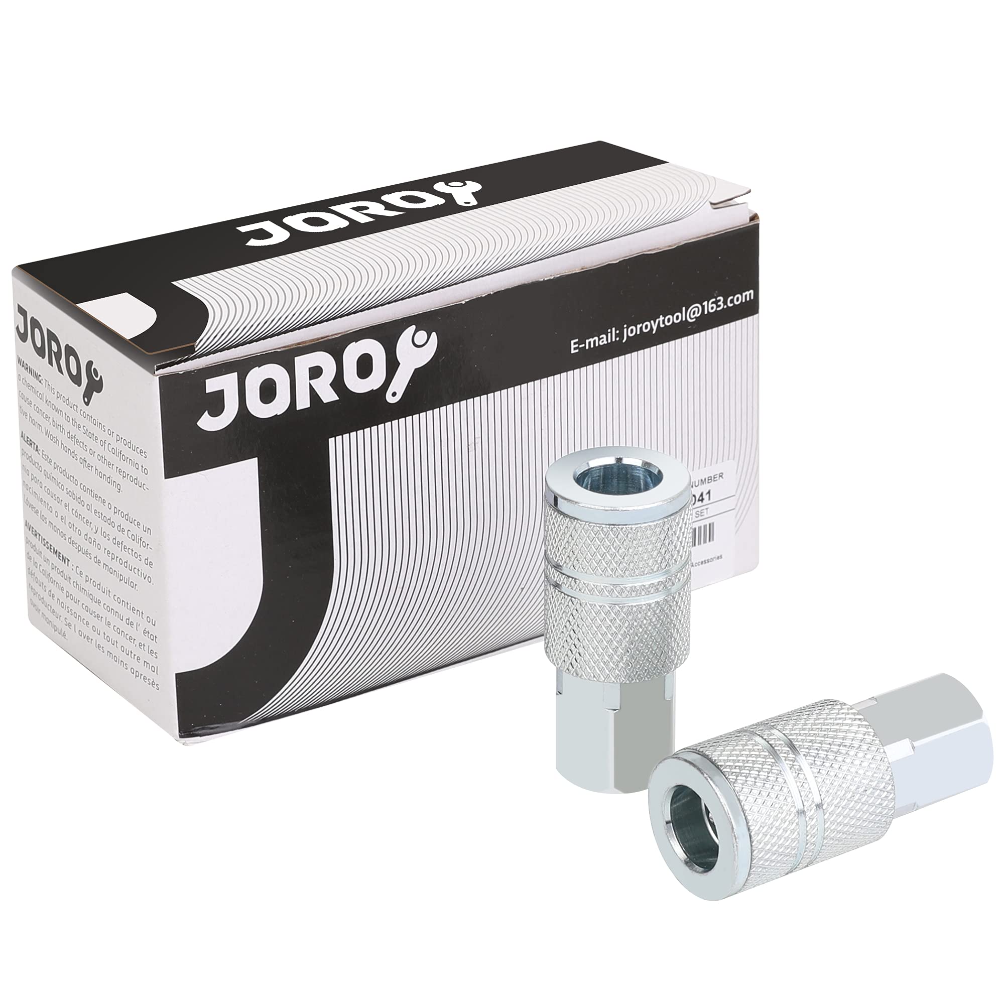 JOROY zinc-plated finish resists corrosion in busy shop environments.