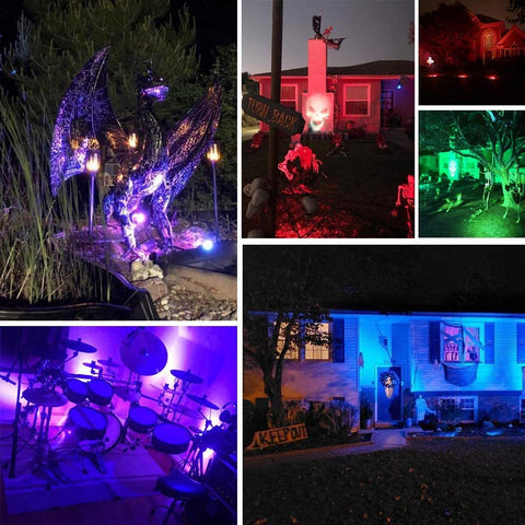 Jorunhe 1.5W color-changing LED mini light displaying vibrant RGB options for mood lighting.