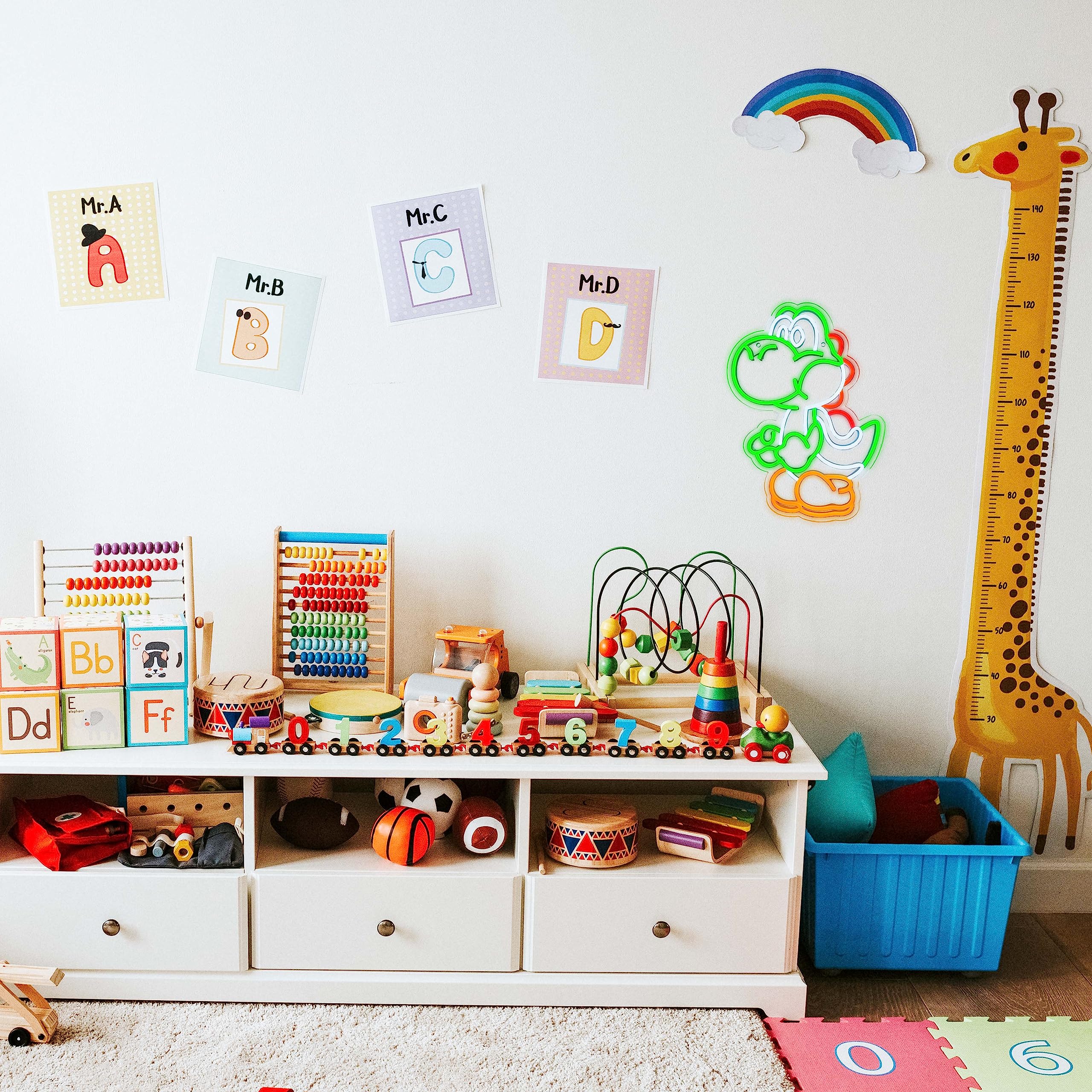 JOSEBRU anime neon sign adds Mario-themed flair to kids' spaces