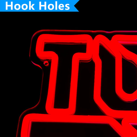 JOSEBRU Tokyo Neon Sign wall mount for quick installation