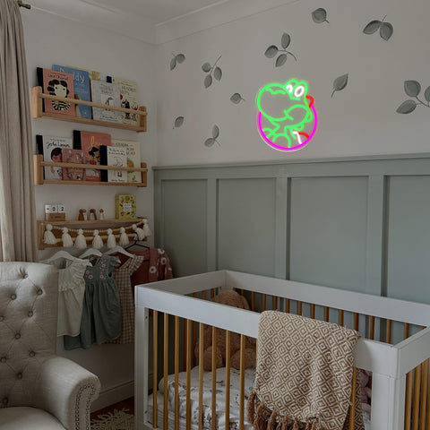 JOSEBRU Yoshii neon sign includes a dimmer for adjustable brightness and mood control.
