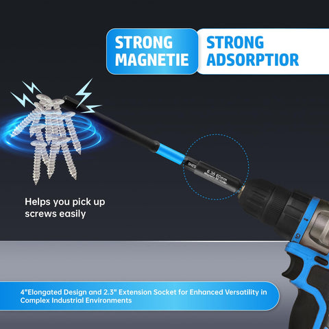 JOSQNNIA S2 steel hex bits offer durable performance.