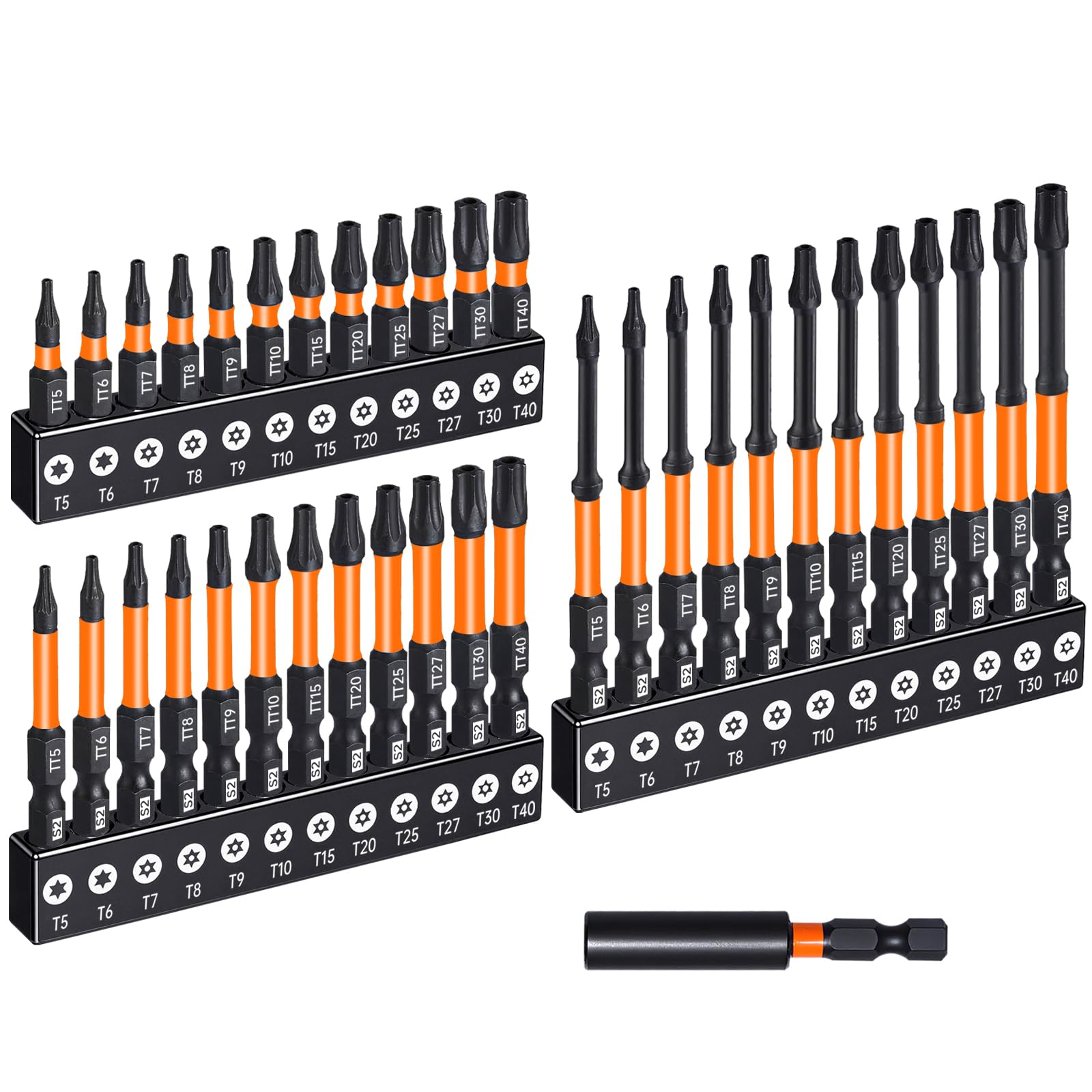 JOSQNNIA torx bit set 36-piece in case keeps bits organized for quick access