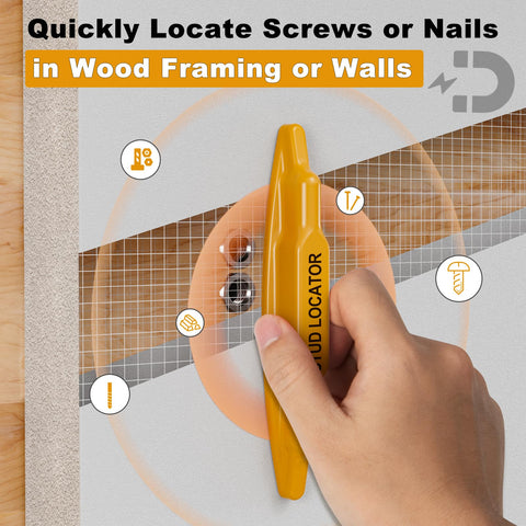 JOTOVO wall scan detects screw heads through drywall for accurate placement