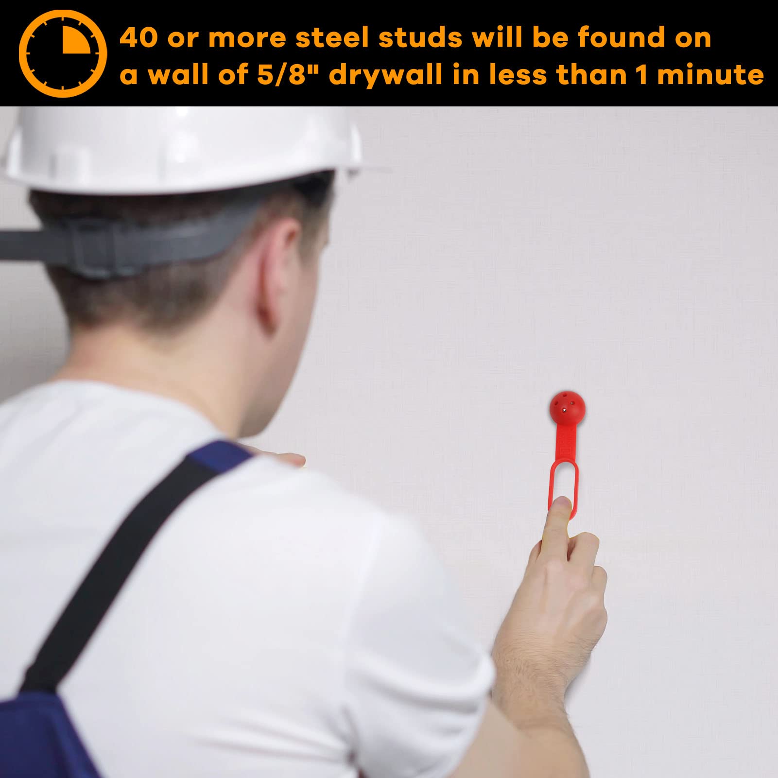 JOTOVO Studball provides easy, battery-free wall scanning in moments.