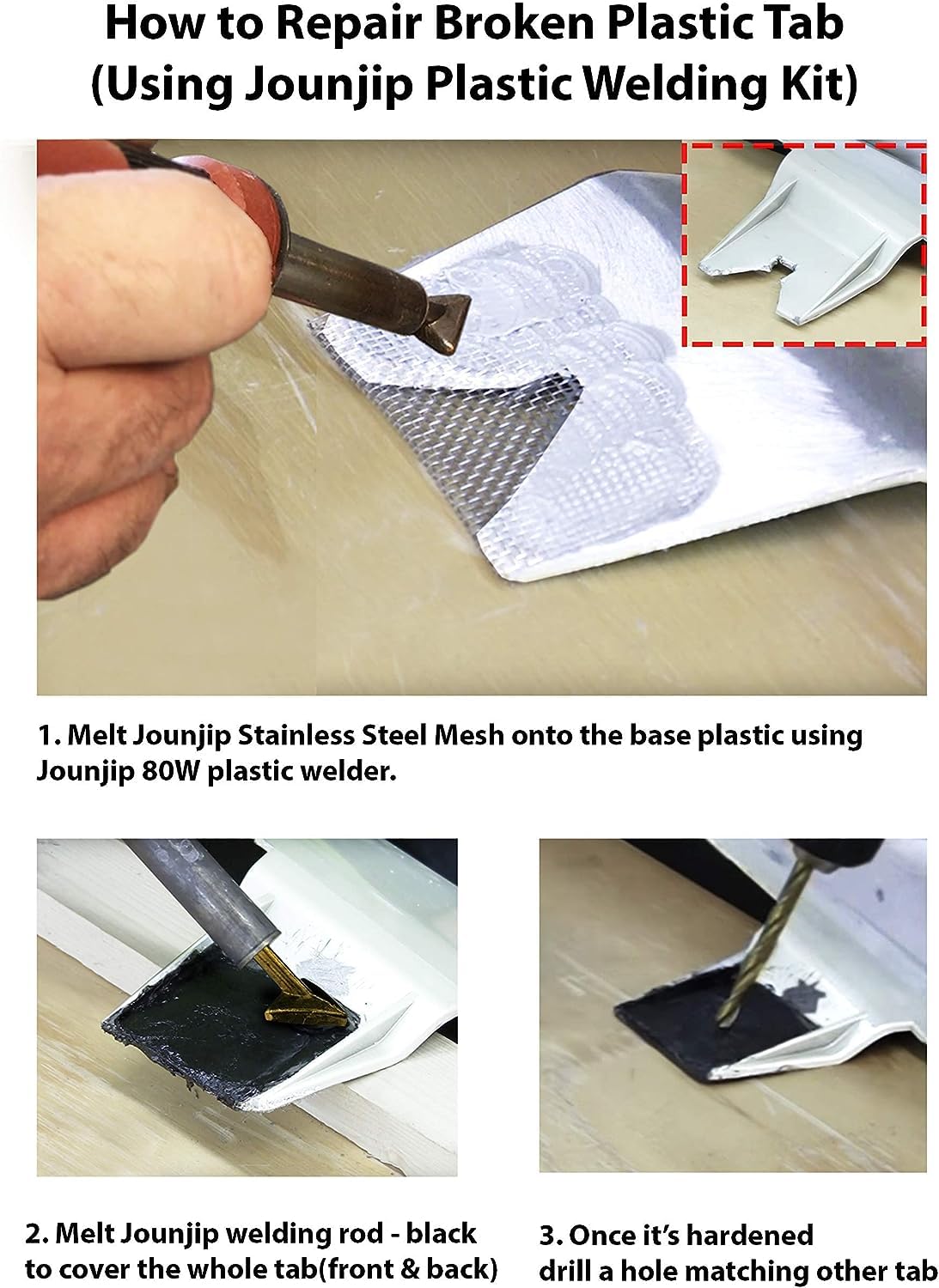 JOUNJIP pp rods deliver versatile repair options for various plastics and containers