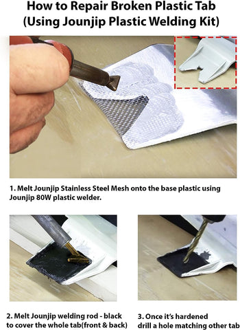 JOUNJIP pp rods deliver versatile repair options for various plastics and containers