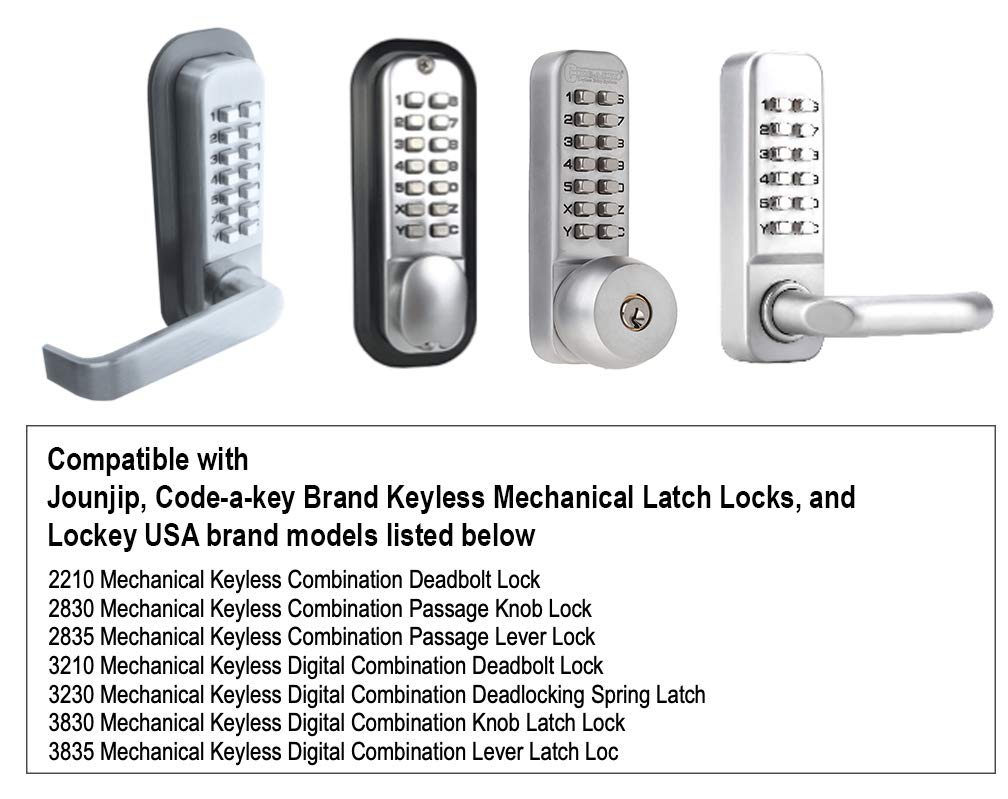 Backset 2 3/8 inch detail for JOUNJIP GB2020 gate lock box
