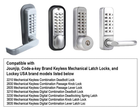 Backset 2 3/8 inch detail for JOUNJIP GB2020 gate lock box