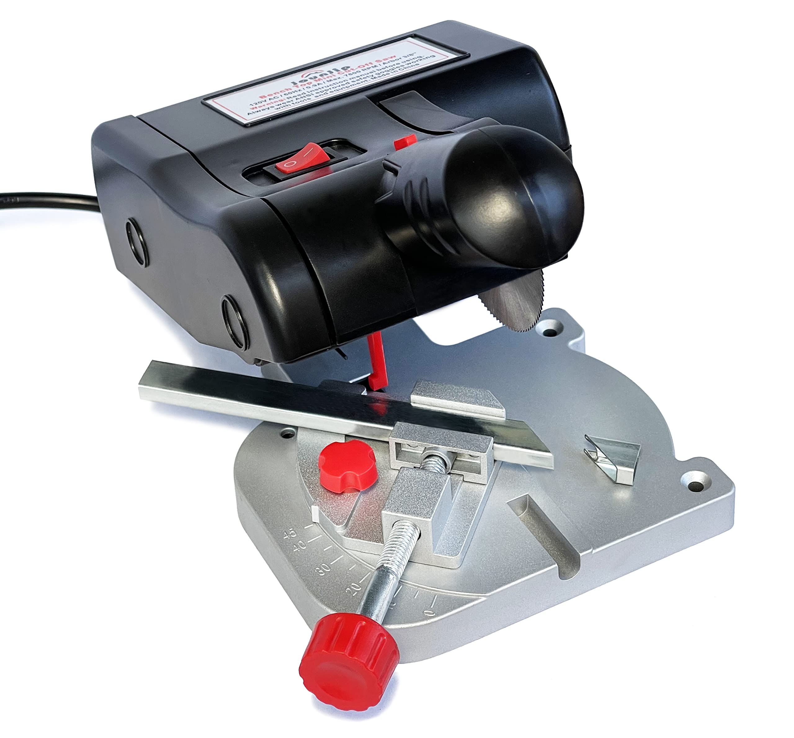 JOUNJIP mini miter saw 71-inch power cord ready for on-site use