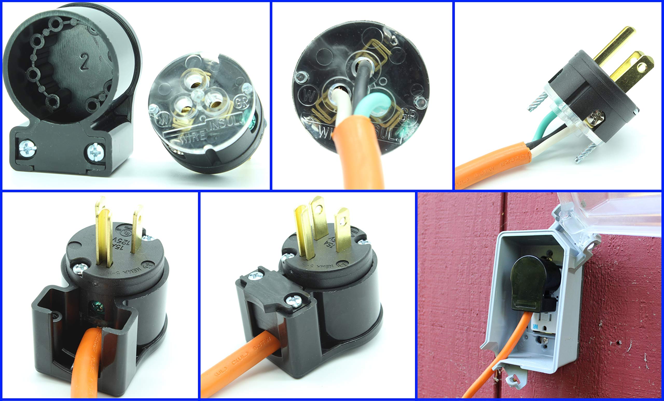 Journeyman-Pro clear wiring block aids inspection and reduces miswiring.