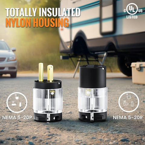 Journeyman-Pro 520CV-LIT power indicator glow helps identify live outlets quickly
