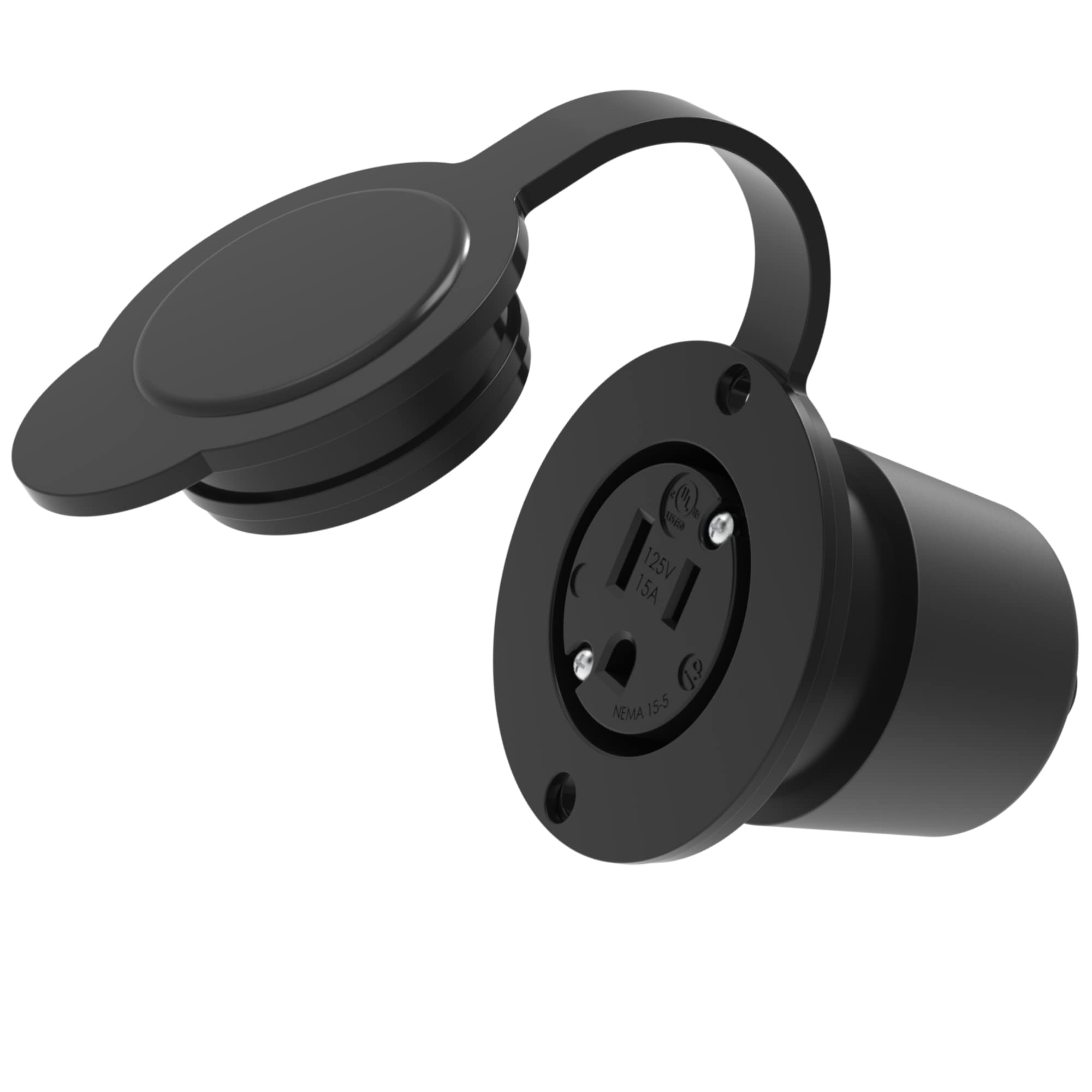 Journeyman-Pro 5279 durable black nylon body resists UV, impact, and chemicals.