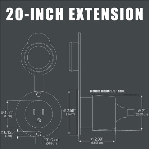 Journeyman-Pro bumper-installed inlet supports engine block heater readiness.