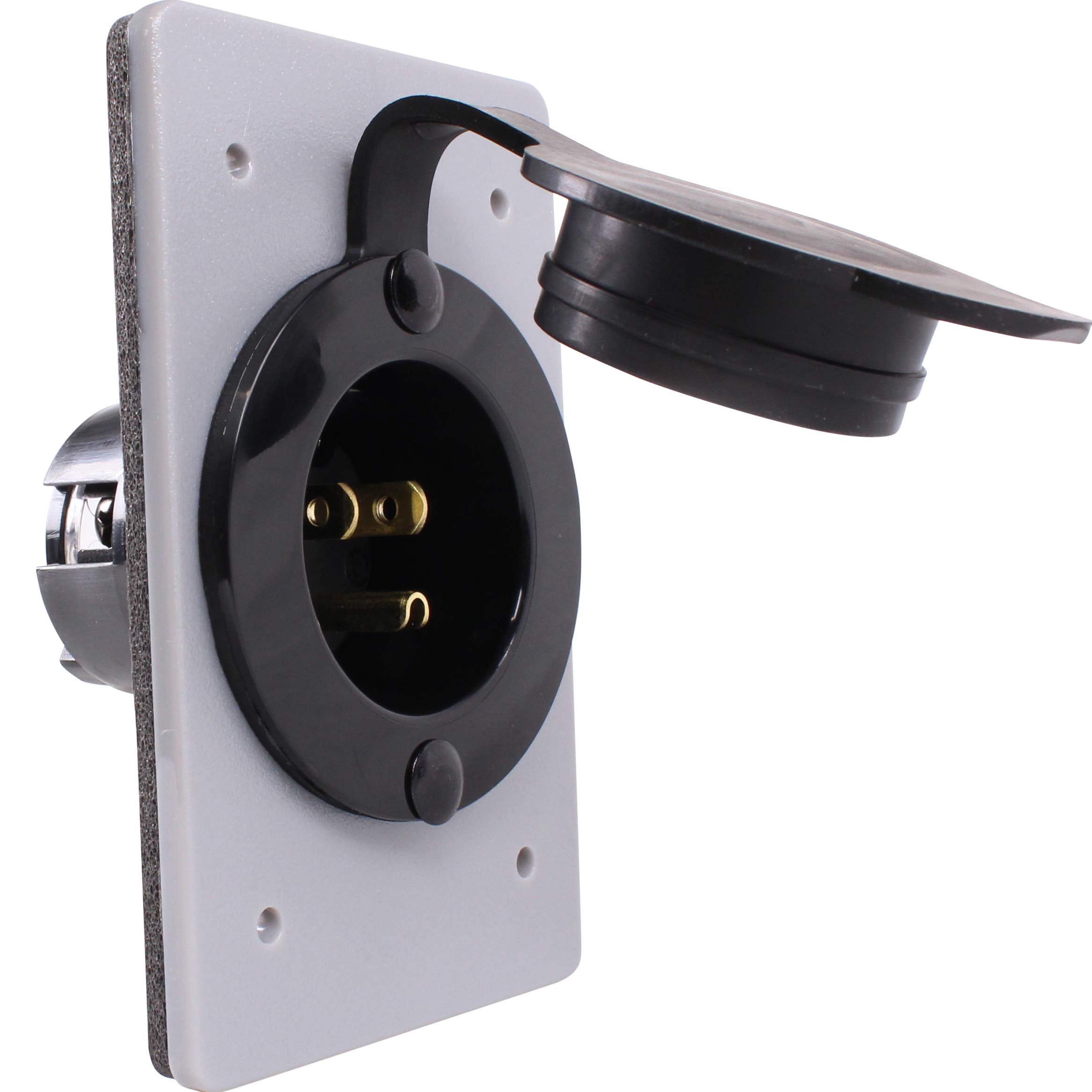 Journeyman-Pro HJP-5278-CWP front view with integrated faceplate for simple wall installation.