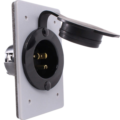 Journeyman-Pro HJP-5278-CWP front view with integrated faceplate for simple wall installation.