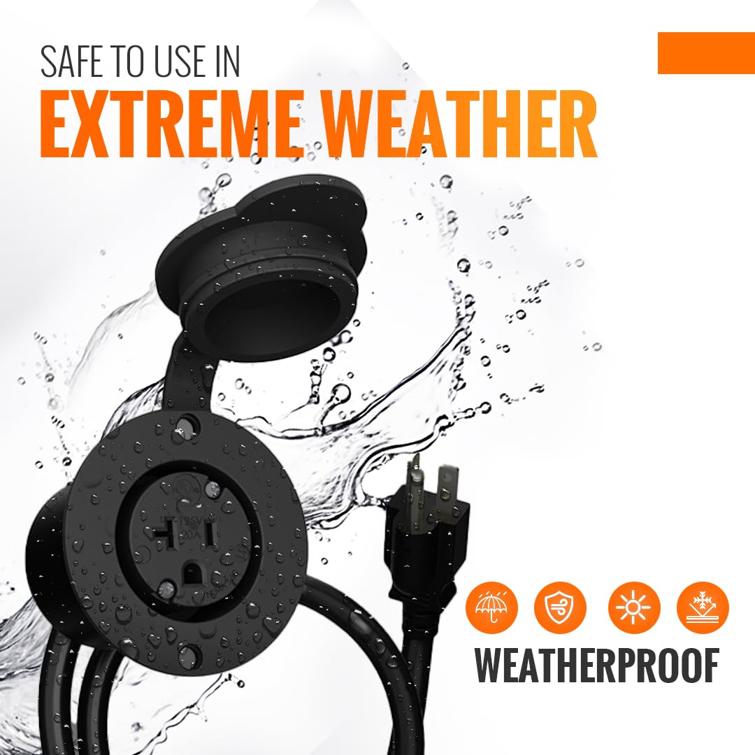 Journeyman-Pro twenty-inch extension cord provides flexible reach