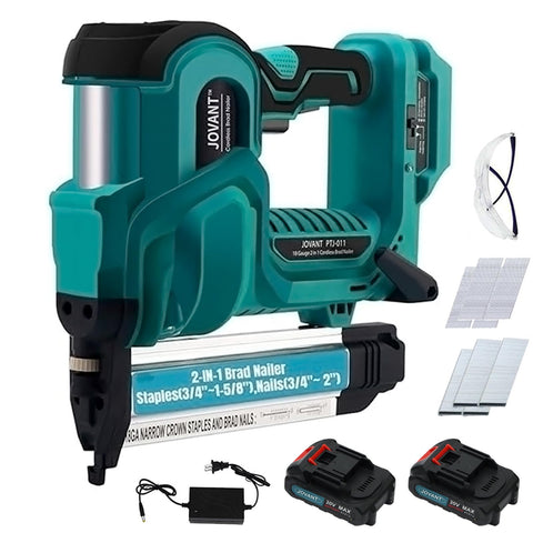 JOVANT cordless 18G brad nailer compact for trim work.