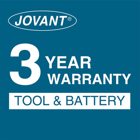 JOVANT built-in LED light aids visibility in dark spaces.