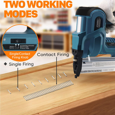 JOVANT safety nose prevents accidental firing during use.