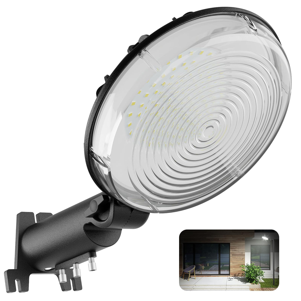 JOY ANAN LED Barn Light dusk-to-dawn operation brightens outdoor spaces for safety