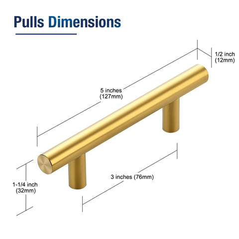 Joy Decor 3-inch hole center design suitable for secure cabinet installation.