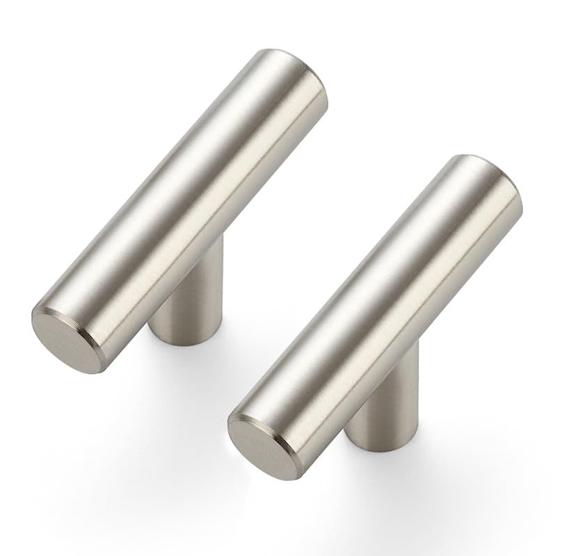 JOY DECOR 30-pack brushed nickel cabinet knobs for durable kitchen updates.
