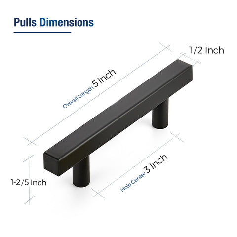 JOY DECOR 30-pack square handle with screws included for easy installation.