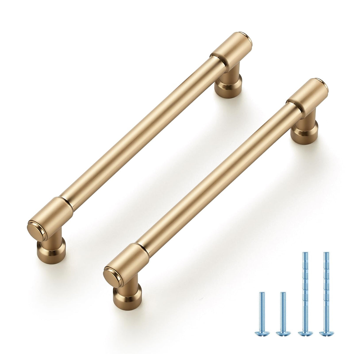 JOY DECOR champagne bronze cabinet handle in 6-inch length for durable kitchen cabinets.