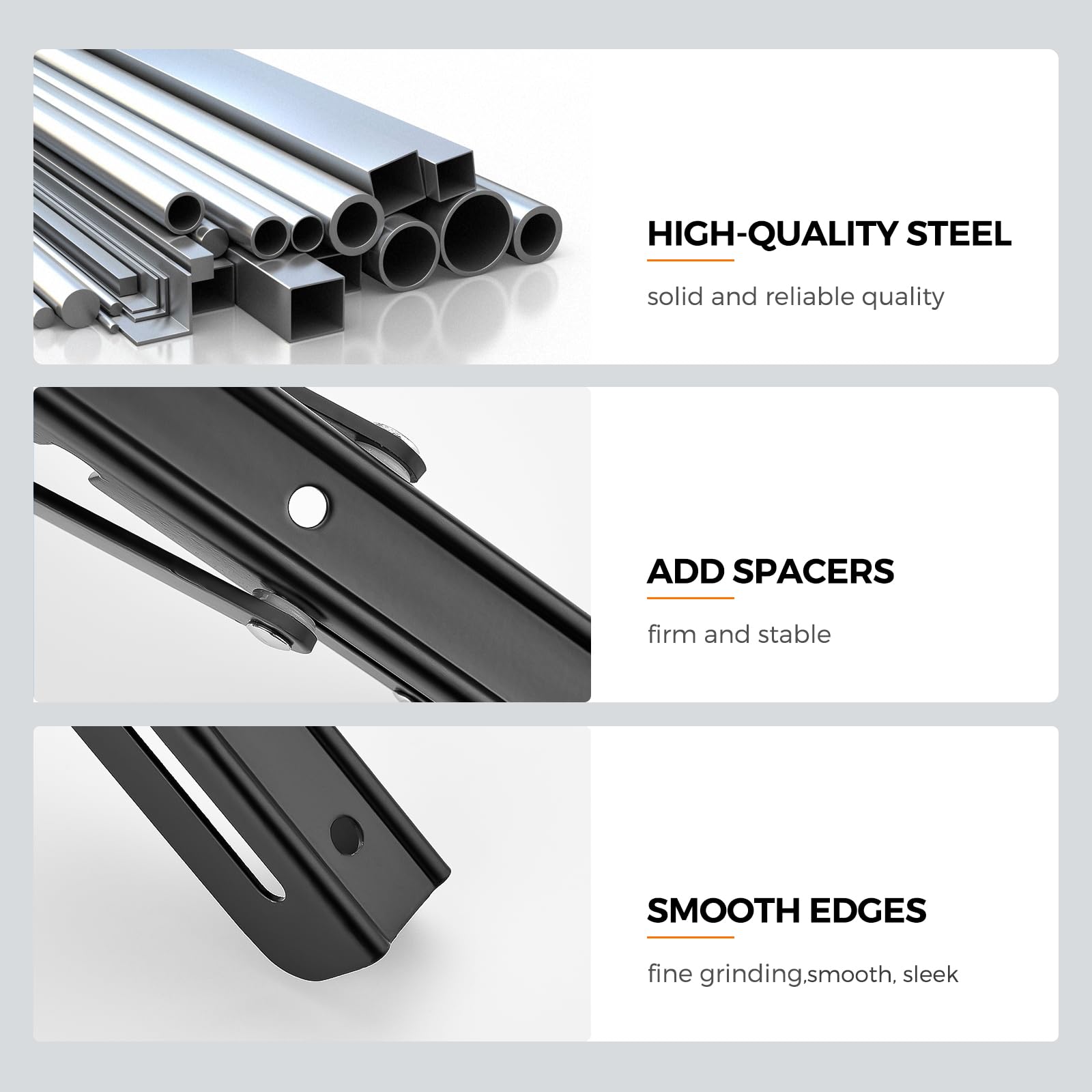 JOY DECOR brackets with screw pack included for easy install