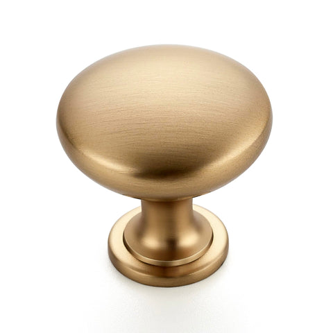 JOY DECOR champagne bronze cabinet knob close-up showing brushed finish for a warm kitchen upgrade