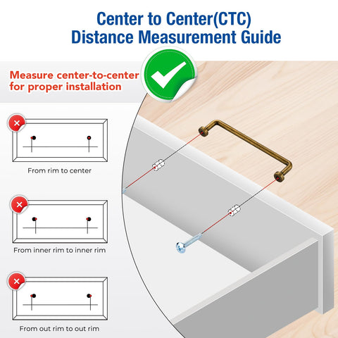 JOY DECOR easy installation with included screws speeds cabinet updates.