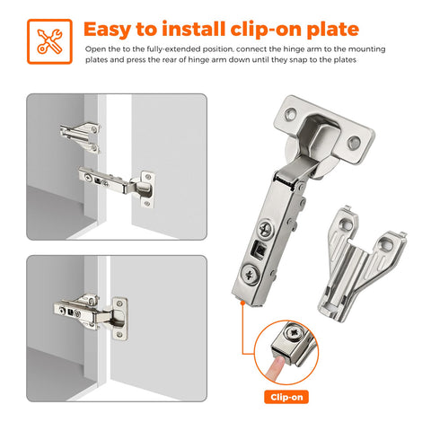 Joy Decor hinges suit face frame cabinets in kitchens and bathrooms