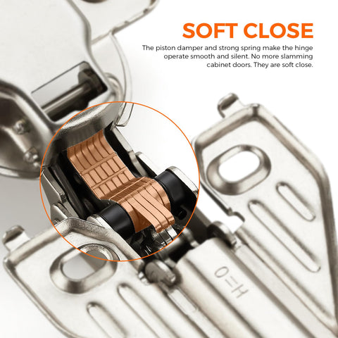 Joy Decor hinges offer three direction adjustability for precise door alignment