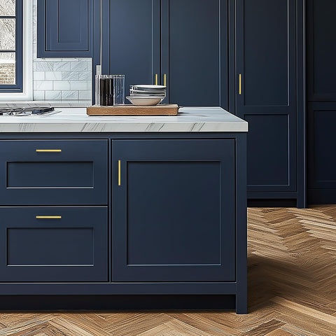 JOY DECOR modern gold handles, square shape, quick upgrade for cabinets.