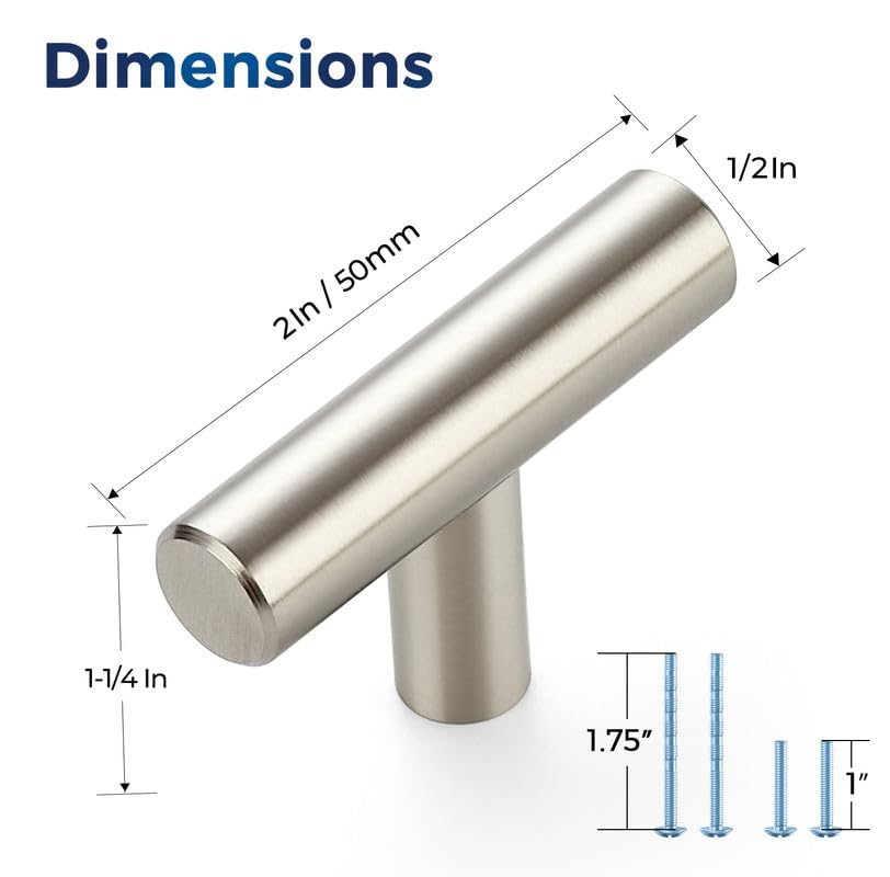 JOY DECOR round-edge drawer knobs with smooth touch for dresser refinishing.