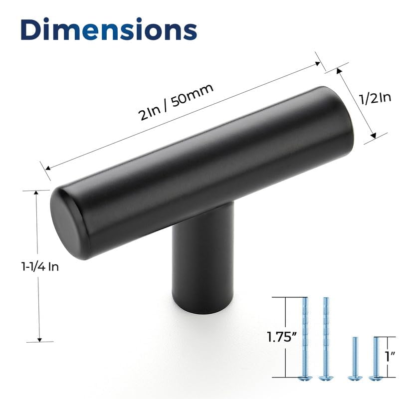 JOY DECOR round-edge knob offers smooth grip for easy opening
