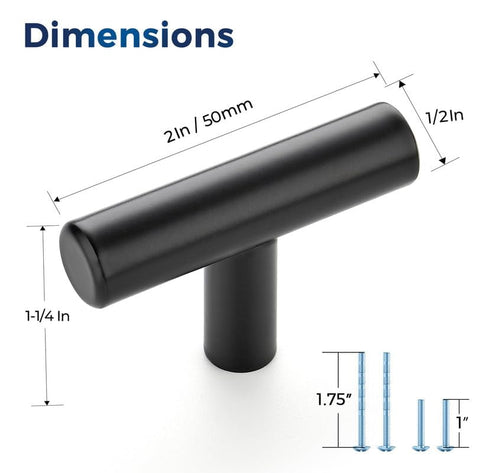 JOY DECOR round-edge knob offers smooth grip for easy opening