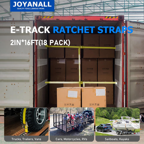 Joyanall E Track straps close-up showing premium polyester and smooth operation
