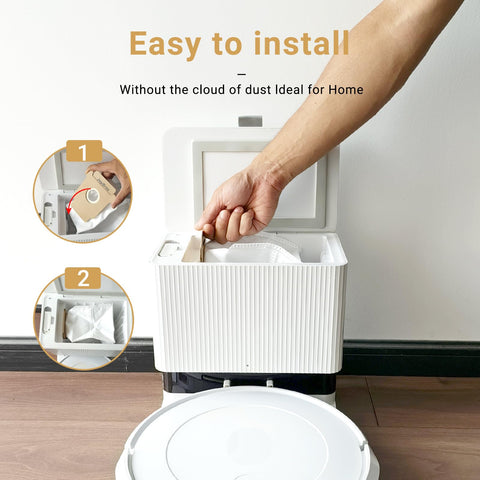 JoyBros packaging displays 12-piece dust bag set for home use.