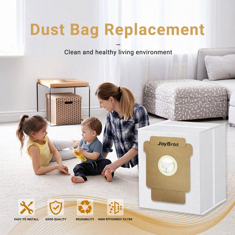 JoyBros Roomba dust bags support sustainable cleaning with reduced plastic waste.