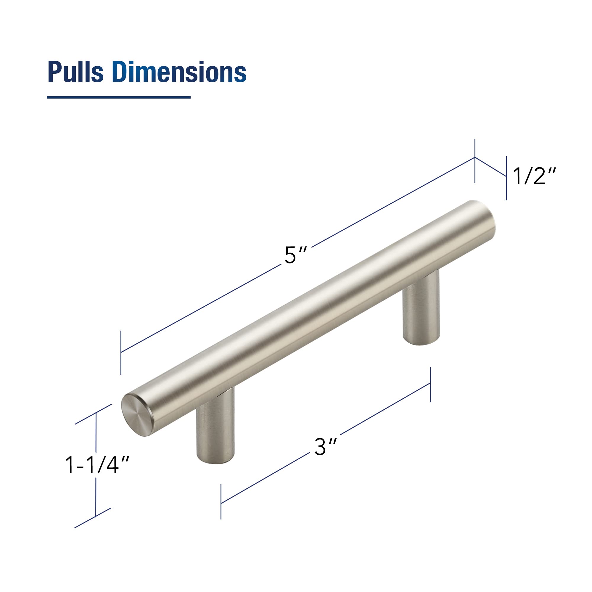 Joy Decor brushed nickel finish close-up showing durable, rust-resistant hardware.