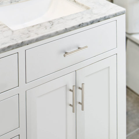 Joy Decor zinc alloy construction with brushed nickel coating offers lasting strength.