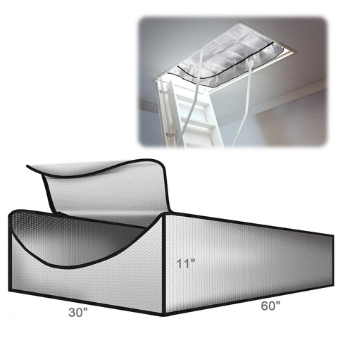 Joyfolk packaging indicates attic-door insulation cover ready for use