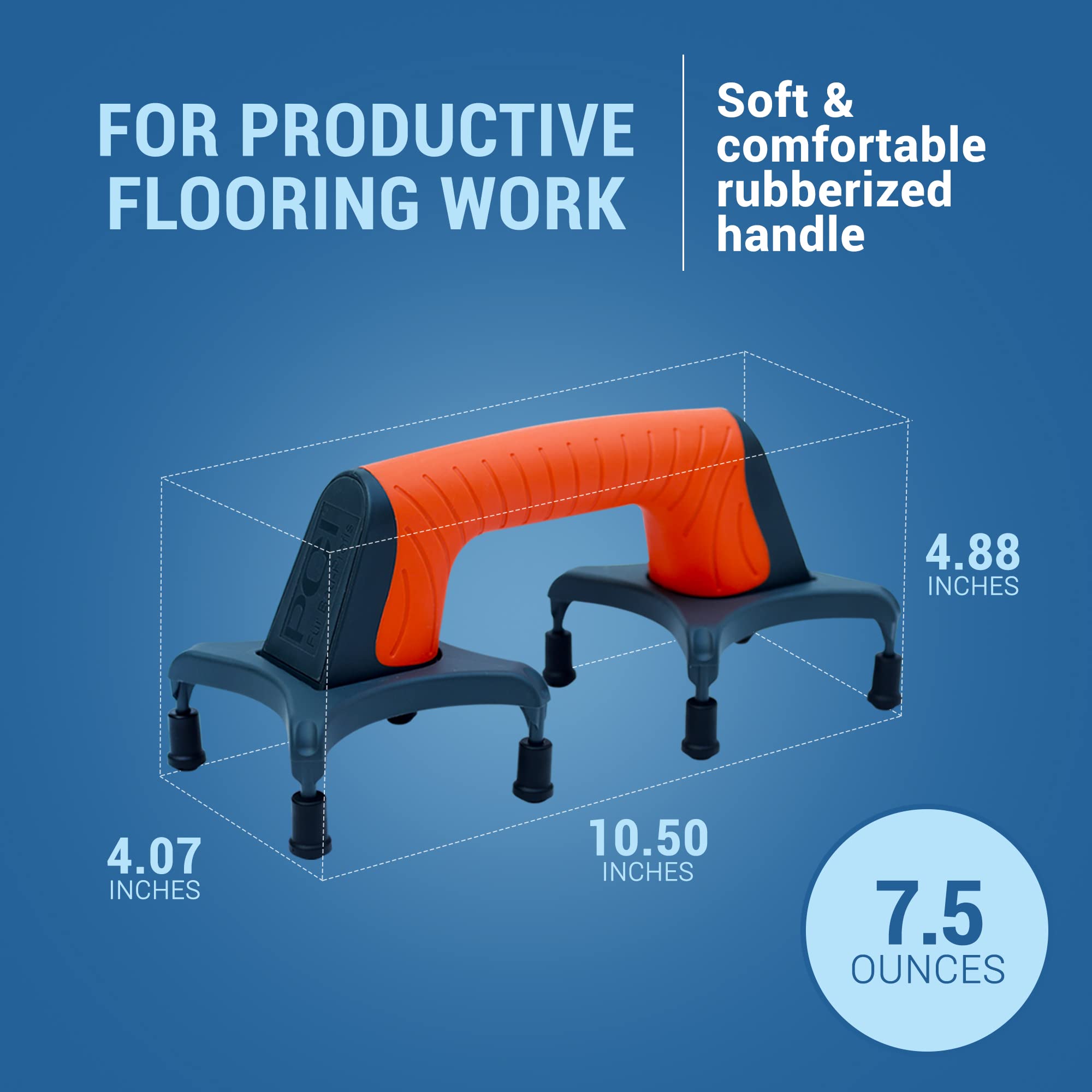 Joyful Flappers EasyLean keeps floors protected with removable anti-slip feet.