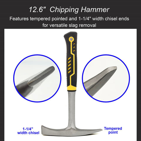 JOYFUL&HOPEFUL anti-slip handle reduces vibration for comfortable metalwork
